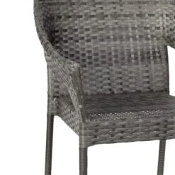 Emma And Oliver All-Weather Indoor/Outdoor Stacking Patio Dining Chairs With Steel Frame And Weather Resistant PE Rattan -Deals Patio Elegance Store GUEST ebb0b05c 90f6 402c b303 64c8ffff2612