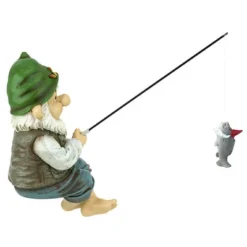 Design Toscano Ziggy, The Fishing Gnome Garden Sitter Statue - Multicolored -Deals Patio Elegance Store GUEST ebf6e141 7eac 4677 b7c7 8359c8a4dd94
