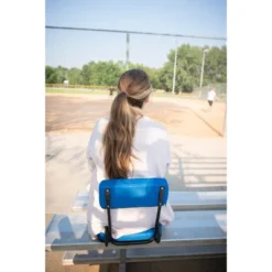 Stansport Steel Frame Foldable Coliseum Seat - Blue -Deals Patio Elegance Store GUEST ed228879 8f3c 488d b15a 5e6dcdbf46d6