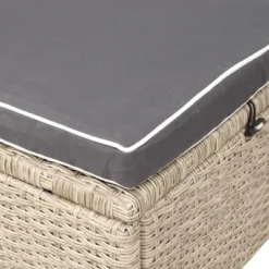 6pc Wicker Patio Set With Benches - Brown/Gray - GODEER -Deals Patio Elegance Store GUEST efb75688 56f5 41cc a2d9 4b7de1e0e96d