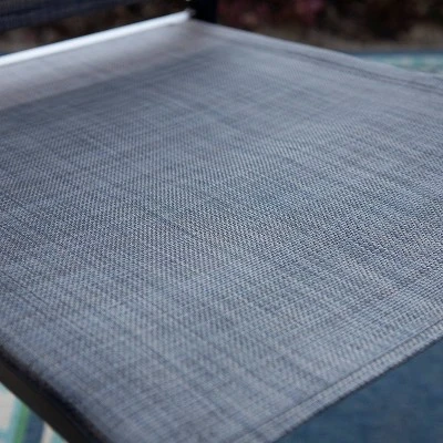 7pc Patio Set With Steel Table & Lightweight Aluminum Frame Sling Chairs - Captiva Designs 7 7pc Patio Set With Steel Table & Lightweight Aluminum Frame Sling Chairs - Captiva Designs - Image 7