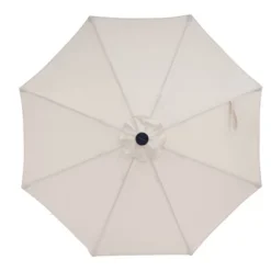 9' X 9' Solar LED Patio Umbrella With Tilt Adjustment And Crank Lift Beige - Wellfor 13 9' X 9' Solar LED Patio Umbrella With Tilt Adjustment And Crank Lift Beige - Wellfor -Deals Patio Elegance Store GUEST f0b2dc03 3f36 4a43 bcf9 a9c5054ca4df