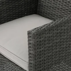 Cypress 4pk Wicker Dining Chairs - Gray/Light Gray - Christopher Knight Home -Deals Patio Elegance Store GUEST f1e169a1 ce08 4a10 9dd5 4f134e3da4a1