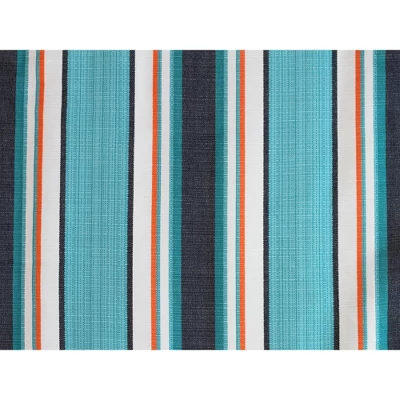 The Hamptons Collection 102” Blue Striped Sunbrella Brazilian Style Hammock With Stand 2 The Hamptons Collection 102” Blue Striped Sunbrella Brazilian Style Hammock With Stand - Image 2