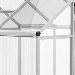 Outsunny Walk-In Polycarbonate Greenhouse With Roof Vent For Ventilation & Rain Gutter, Hobby Greenhouse For Winter -Deals Patio Elegance Store GUEST f33b226f 18bd 4fab b995 872322500bb8