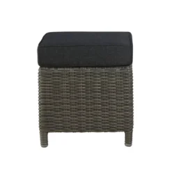 Asti Wicker Outdoor 15" Square Ottomans With Cushions - Gray - Alaterre Furniture -Deals Patio Elegance Store GUEST f3a12308 29c0 4b47 a29c c085d7d2c56c