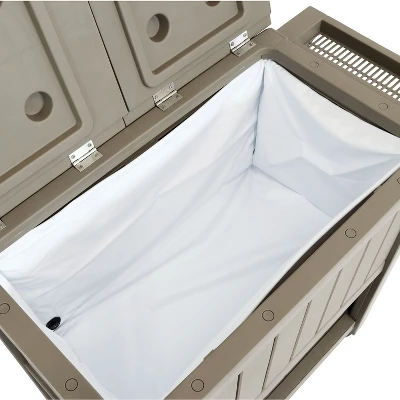 Sunnydaze Decor Sunnydaze Rolling Patio Serving Cart With Prep Table, Cooler And Storage 4 Sunnydaze Decor Sunnydaze Rolling Patio Serving Cart With Prep Table, Cooler And Storage - Image 4