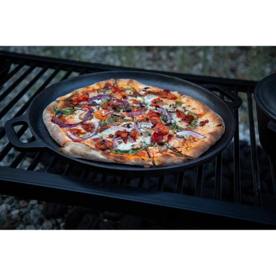 Stansport Pre-Seasoned Cast Iron Pizza Pan 3 Stansport Pre-Seasoned Cast Iron Pizza Pan - Image 3
