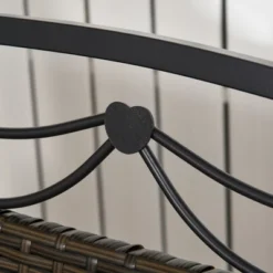 Outsunny PE Wicker Porch Swing, 2-Seater Hanging Swing Bench With Chains, 528 LBS Weight Capacity, Flourishes, Brown 9 Outsunny PE Wicker Porch Swing, 2-Seater Hanging Swing Bench With Chains, 528 LBS Weight Capacity, Flourishes, Brown -Deals Patio Elegance Store GUEST f68f5ddf d214 4883 aff4 7cadf3332ca9