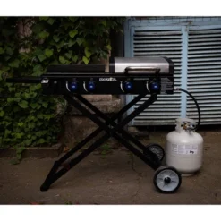 Razor Griddle Portable 4-Burner 40,000 BTU Gas Grill & Griddle Combo With 16" X 16" Cooking Surface Area, Foldable Cart & Steel Lid, Black 6 Razor Griddle Portable 4-Burner 40,000 BTU Gas Grill & Griddle Combo With 16" X 16" Cooking Surface Area, Foldable Cart & Steel Lid, Black -Deals Patio Elegance Store GUEST f6b3fc5e 2b15 4693 b71c f4b8473f0b9c