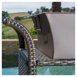 Ravenna Wicker Patio Bar Cart With Ice Bin - Brown - Christopher Knight Home -Deals Patio Elegance Store GUEST f8d6589d c97e 48d0 84b4 f89674bbb7fe