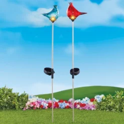 Collections Etc Outdoor Decorative Solar Glass Bird Garden Stake -Deals Patio Elegance Store GUEST fab9eefb 8174 4c48 93d3 89ac207e3a5f
