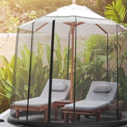 Nature Spring Patio Umbrella Bug Net -Fits 10-11' Umbrellas - Black -Deals Patio Elegance Store GUEST fada54fd f5c7 4dcd b32a ee13e20802dc