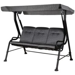 Outsunny 3-Person Patio Porch Swing With Adjustable Canopy For Adults, Steel Frame, Tufted Cushions, Armrests 11 Outsunny 3-Person Patio Porch Swing With Adjustable Canopy For Adults, Steel Frame, Tufted Cushions, Armrests -Deals Patio Elegance Store GUEST fd2d0463 e98c 48d4 bcbb 5a667cefac25