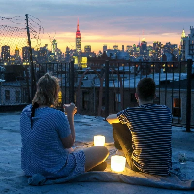 Luci Pro Series Lux Solar LED Outdoor Lantern White 11 Luci Pro Series Lux Solar LED Outdoor Lantern White - Image 11