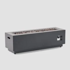 Comores 12pc Acacia U-Shaped Sectional Sofa Set With Fire Pit - Gray/Dark Gray - Christopher Knight Home -Deals Patio Elegance Store GUEST fdbc5d86 84cc 43cb a26f 250adbfcf98f