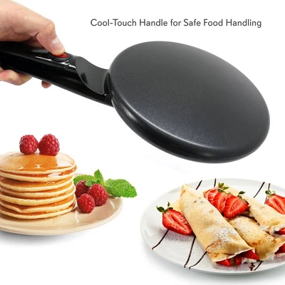 NutriChef Electric Griddle Crepe Maker - Nonstick Pan Cooktop With Automatic Temperature Control & Plug-in Operation For Kitchen & Countertop. 3 NutriChef Electric Griddle Crepe Maker - Nonstick Pan Cooktop With Automatic Temperature Control & Plug-in Operation For Kitchen & Countertop. - Image 3
