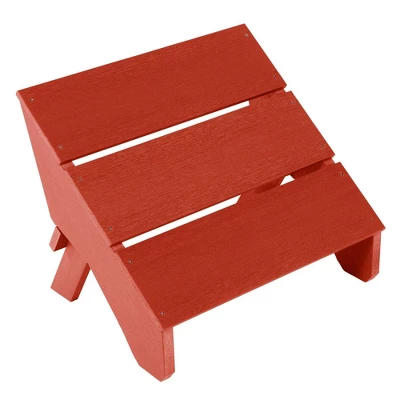 Italica Outdoor Modern Folding Ottoman - Highwood 8 Italica Outdoor Modern Folding Ottoman - Highwood - Image 8