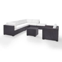 Biscayne 6pc Outdoor Wicker Sectional Set - White - Crosley 10 Biscayne 6pc Outdoor Wicker Sectional Set - White - Crosley -Deals Patio Elegance Store GUEST fe92fb70 8b3d 47c8 9dc0 6a18ad5ce019