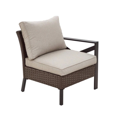 Left Arm Patio Chair - Beige - Patio Festival 1 Left Arm Patio Chair - Beige - Patio Festival