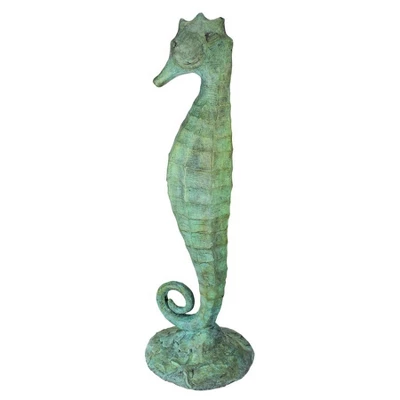 Design Toscano Seahorse Bronze Garden Statue 1 Design Toscano Seahorse Bronze Garden Statue