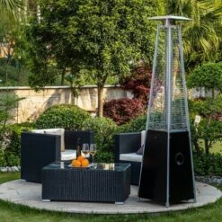 Garden Comfort 40000 BTU Portable Outdoor Flame Patio Heater Hammered Black -Deals Patio Elegance Store GUEST ffba1abf ea54 46c0 9d3c dfac45294220